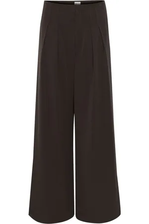 My Essential Wardrobe Dame, Bukser, Brun, L