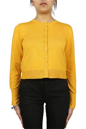 MARELLA Dame, Strikkevarer, Gul, XL