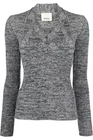 Isabel Marant Dame, Strikkevarer, Grå, M