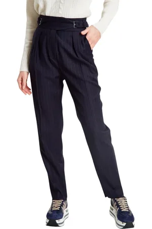 Max Mara Dame, Bukser, Blå, M