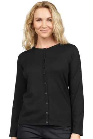 2-Biz Dame, Strikkevarer, Svart, 2XL