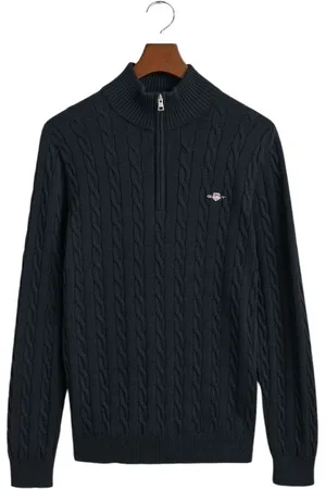 GANT Herre, Strikkevarer, Blå, XL