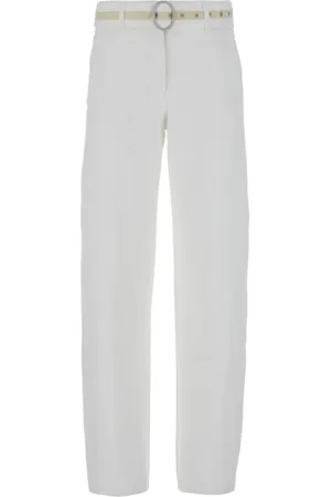Jil Sander Dame, Bukser, Hvit, W25
