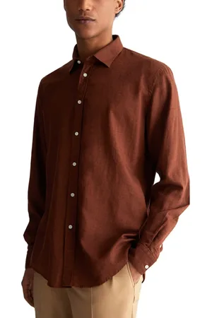 Liu Jo Herre, Skjorter, Brun, 2XL