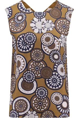 Max Mara Dame, Topper, Flerfarget, L