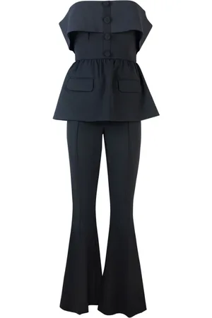 Self-Portrait Dame, Jumpsuits & Playsuits, Svart, S