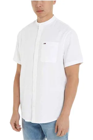 Tommy Hilfiger Herre, Skjorter, Hvit, M