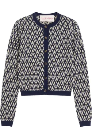 VALENTINO GARAVANI Dame, Strikkevarer, Blå, M