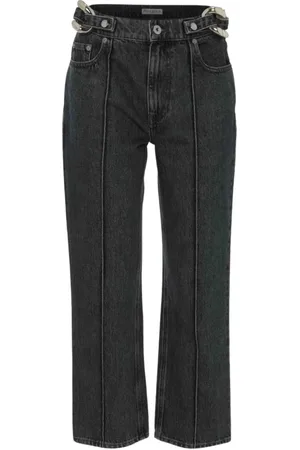J.W.Anderson Dame, Jeans, Svart, M