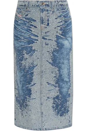Diesel Dame, Skjørt, Blå, W26