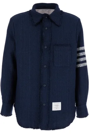 Thom Browne Herre, Skjorter, Blå, M