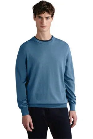 Paul & Shark Herre, Strikkevarer, Blå, 2XL