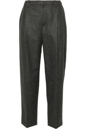 Brunello Cucinelli Dame, Bukser, Grå, 2XS