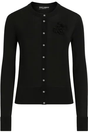 Dolce & Gabbana Dame, Strikkevarer, Svart, L