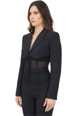 Elisabetta Franchi Dame, Jakker, Svart, XS