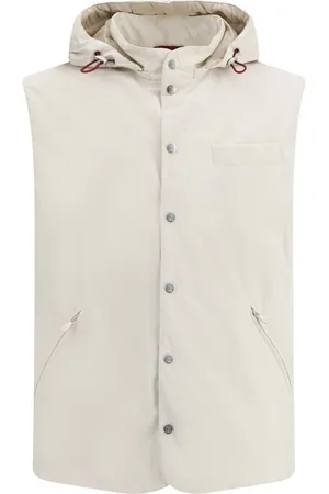 Brunello Cucinelli Herre, Jakker, Hvit, 2XL