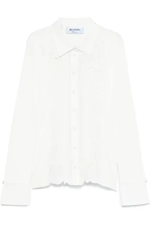 Blugirl Dame, Bluser & Skjorter, Hvit, S