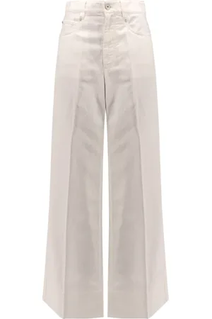 Brunello Cucinelli Dame, Bukser, Hvit, M