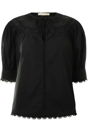 ULLA JOHNSON Dame, Bluser & Skjorter, Svart, M