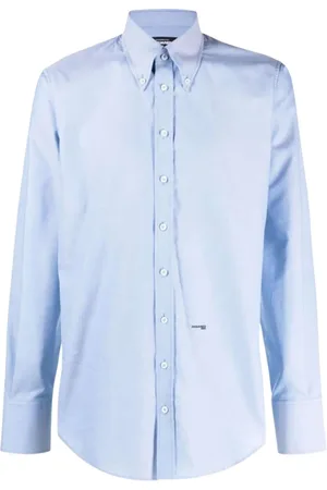 Dsquared2 Herre, Skjorter, Blå, S
