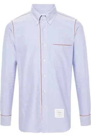 Thom Browne Herre, Skjorter, Blå, L