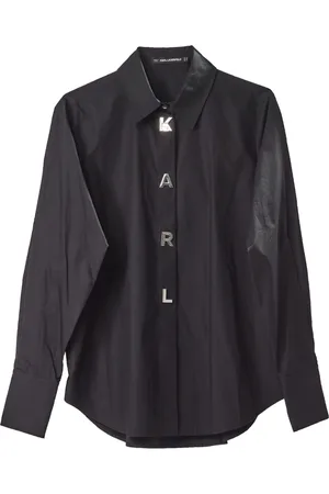 Karl Lagerfeld Dame, Bluser & Skjorter, Svart, S