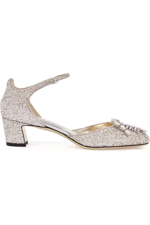 Jimmy Choo Dame, Sko, Grå, 39 EU