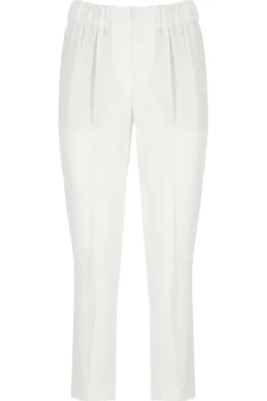 Brunello Cucinelli Dame, Bukser, Hvit, M