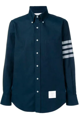 Thom Browne Herre, Skjorter, Blå, L