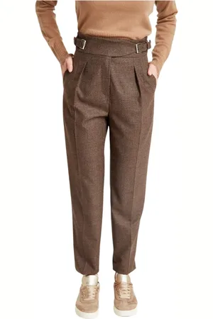 Max Mara Dame, Bukser, Brun, M