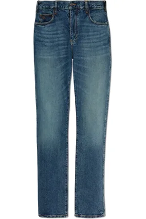 Emporio Armani Herre, Jeans, Blå, W33