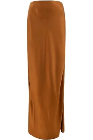 Saint Laurent Dame, Skjørt, Brun, M