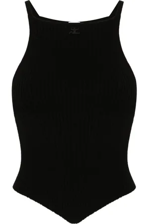 Courrèges Dame, Topper, Svart, S