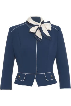 Elisabetta Franchi Dame, Jakker, Blå, L