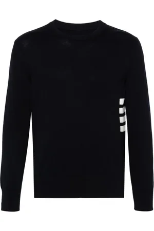Thom Browne Herre, Strikkevarer, Blå, 2XL
