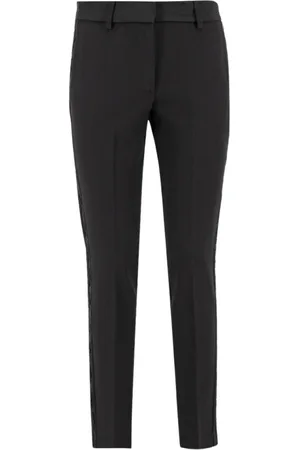 ERMANNO SCERVINO Dame, Bukser, Svart, L