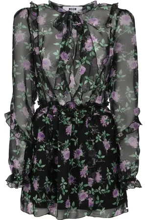 Msgm Dame, Kjoler, Svart, S
