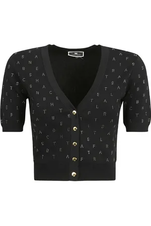 Elisabetta Franchi Dame, Strikkevarer, Svart, L
