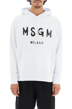 Msgm Herre, Gensere & Hettegensere, Hvit, M