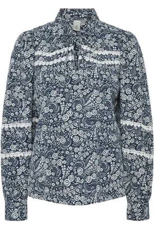 Y.A.S Dame, Bluser & Skjorter, Blå, M