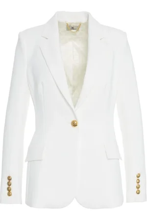 Elisabetta Franchi Dame, Jakker, Hvit, XL