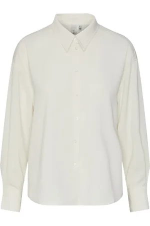 Y.A.S Dame, Bluser & Skjorter, Hvit, L