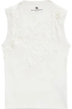 ERMANNO SCERVINO Dame, Topper, Hvit, M