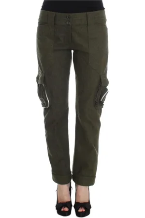 ERMANNO SCERVINO Dame, Bukser, Grønn, S