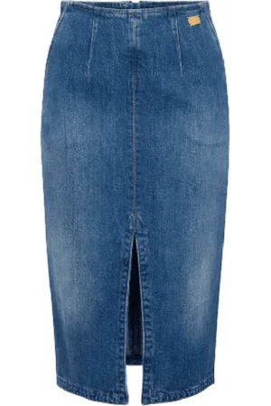 Elisabetta Franchi Dame, Skjørt, Blå, S