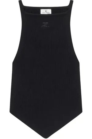 Courrèges Dame, Topper, Svart, S