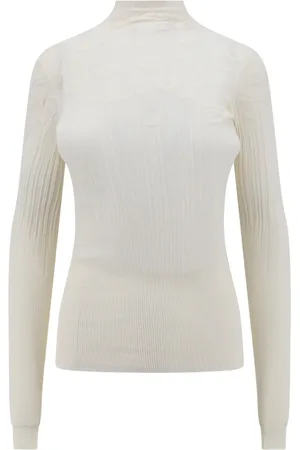 Bottega Veneta Dame, Strikkevarer, Hvit, M
