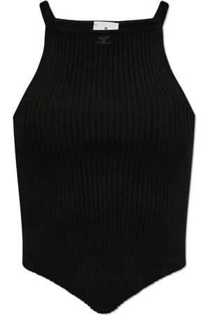 Courrèges Dame, Topper, Svart, S