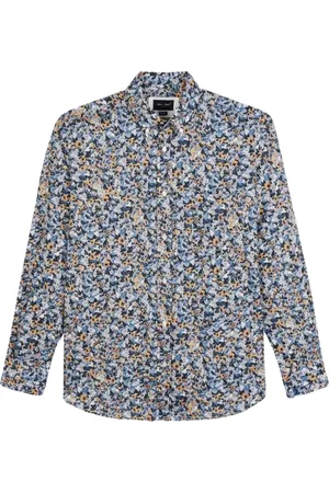 Eden Park Herre, Skjorter, Blå, 2XL