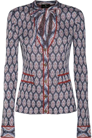 Etro Dame, Strikkevarer, Blå, M